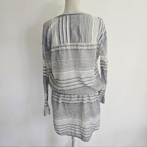 Xirena "Sorento" Striped Drawstring Tunic Dress - Picture 6 of 11